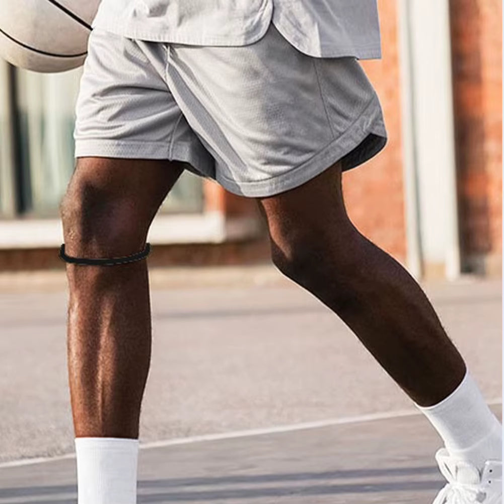 Silicone Patella Band Multi-Function Patella Stabilizer Breathable Patella Support Brace Lightweight for Basketball Soccer