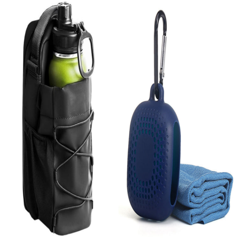 Magnetic Gym Sling Bag — Water Bottle Holder Crossbody Bag