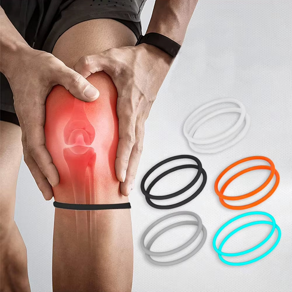 Silicone Patella Band Multi-Function Patella Stabilizer Breathable Patella Support Brace Lightweight for Basketball Soccer